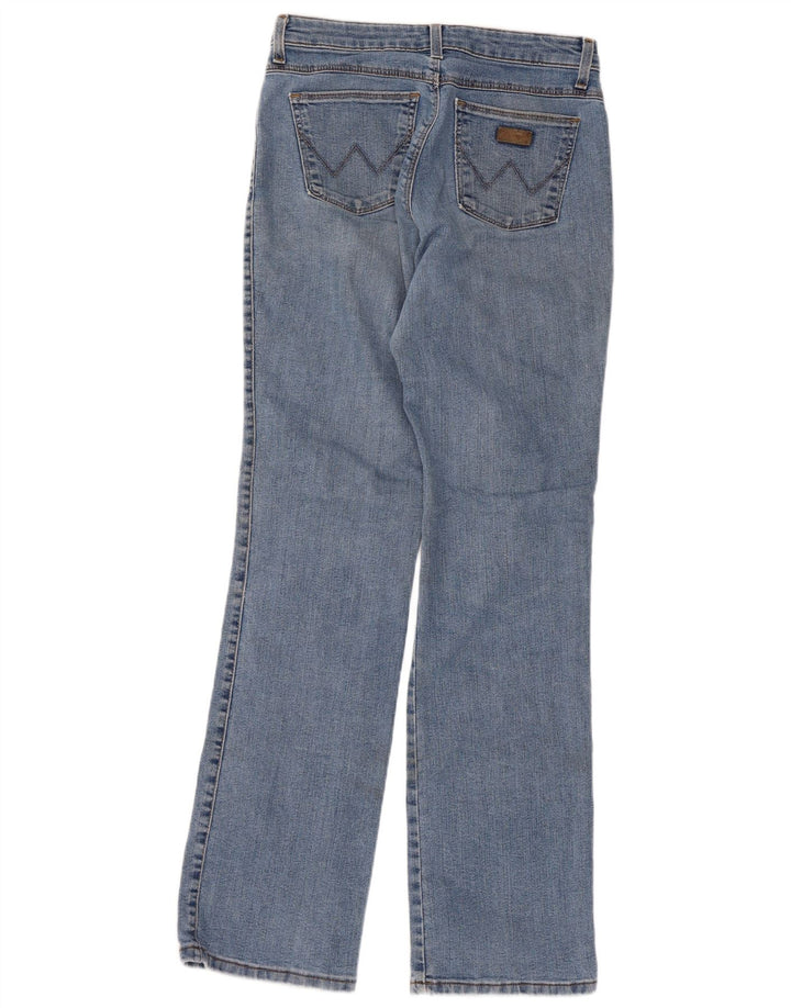Wrangler Womens Regular Bootcut Jeans W30 L32 Blue Cotton