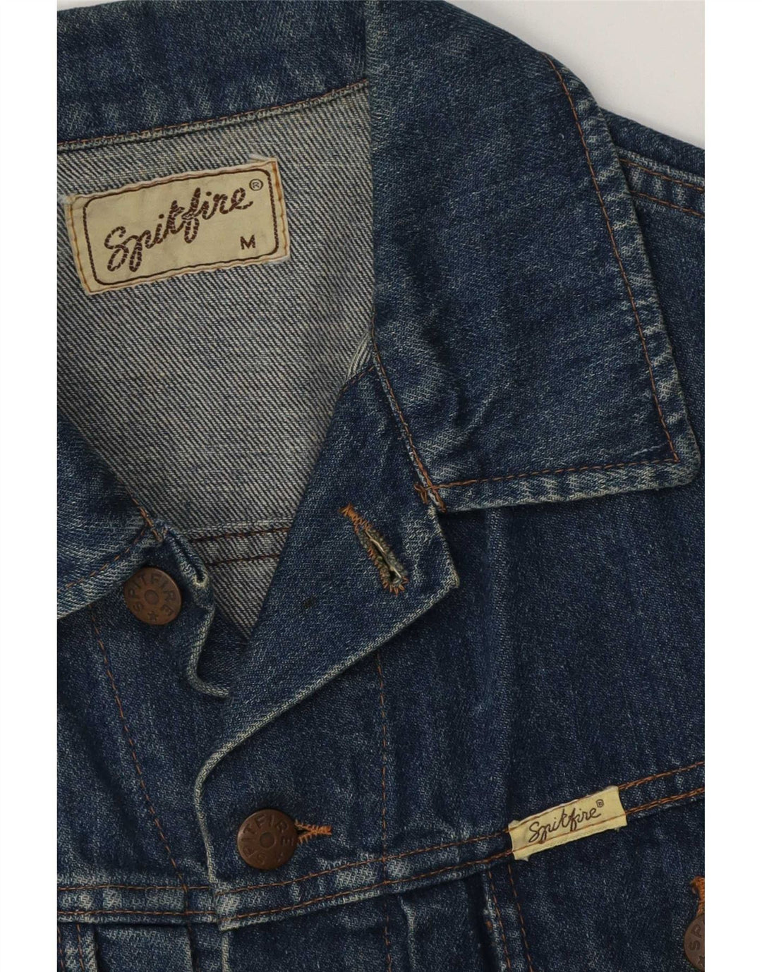 Spitfire Chaleco vaquero para hombre UK 38 Medium Azul marino