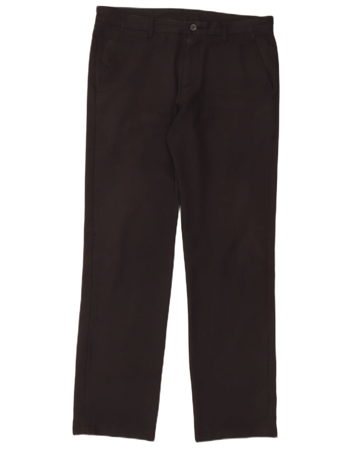 Hugo Boss Mens Slim Fit Chino Trousers IT 48 Medium W34 L32 Black Polyester