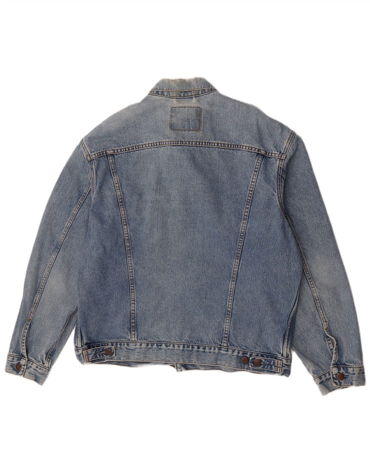 Giacca di jeans da uomo Levi's UK 42 XL cotone blu