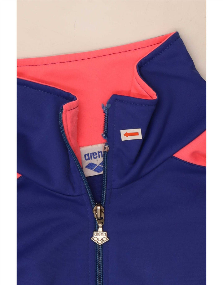 Arena Veste de Survêtement Graphique pour Homme 2XL Bleu Colorblock