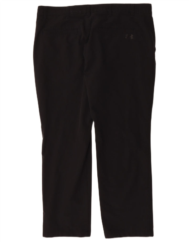 Pantaloni chino obișnuiți pentru bărbați Under Armour W40 L30 negru