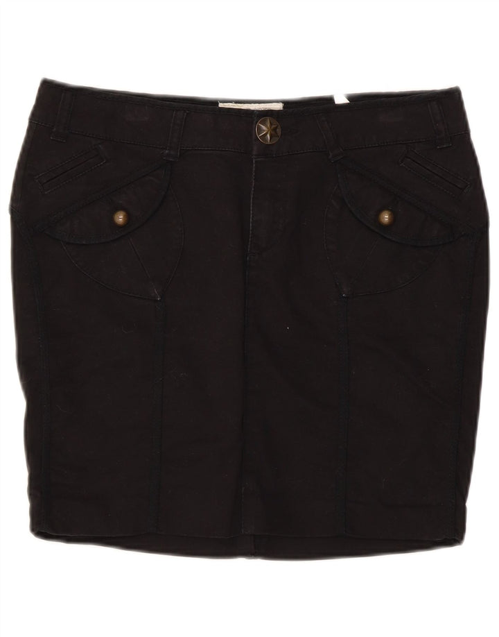 Guess Damen Minirock W28 Mittelschwarze Baumwolle