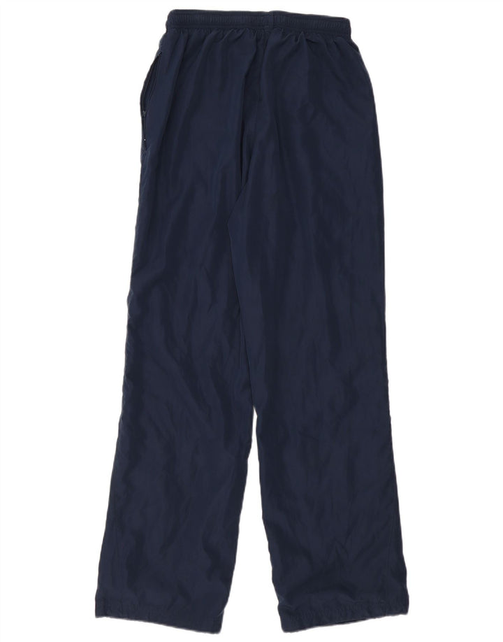 REEBOK Mens Tracksuit Trousers Small  Navy Blue Polyester