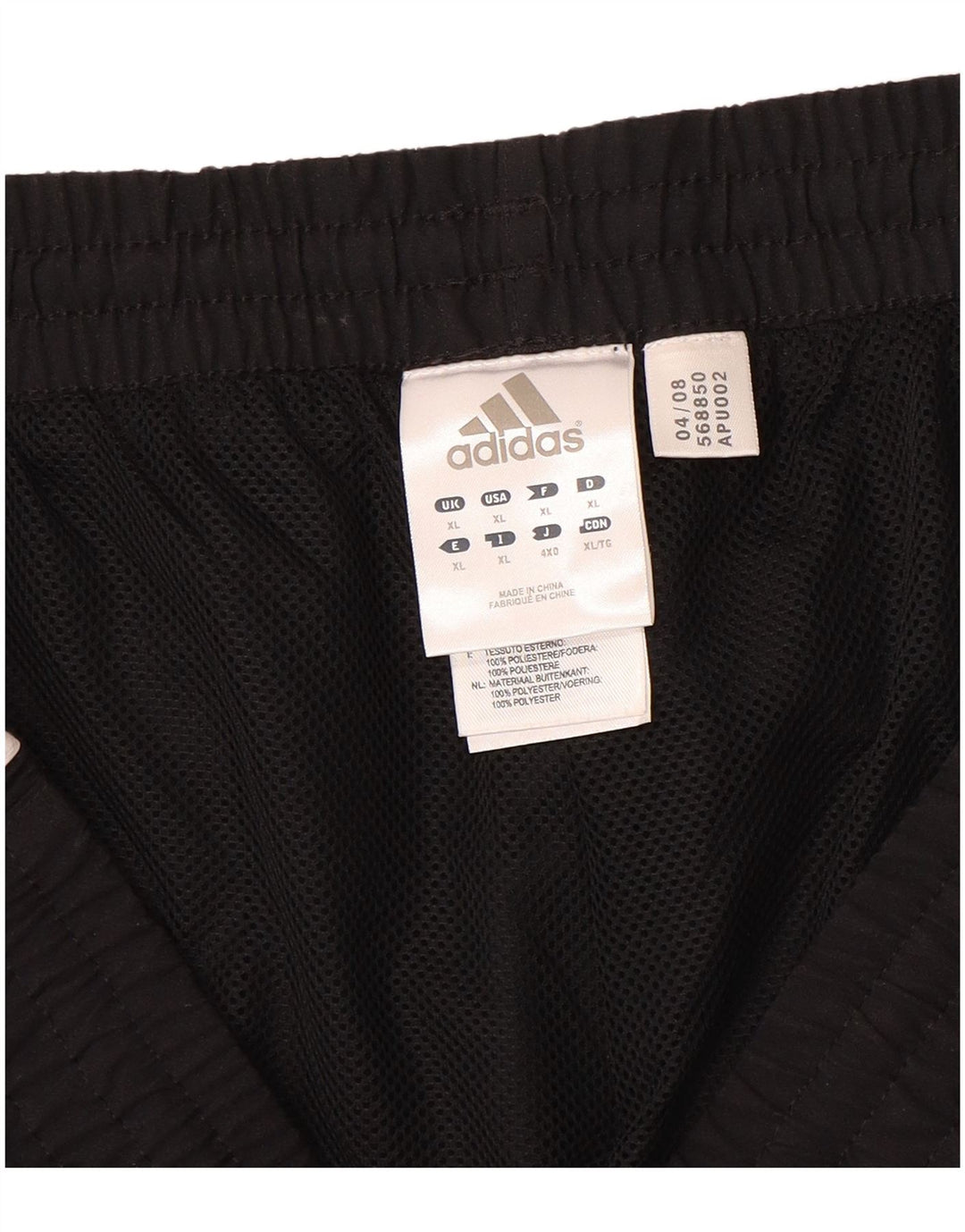 Adidas Pantalon de survêtement pour homme Joggers XL Noir Polyester