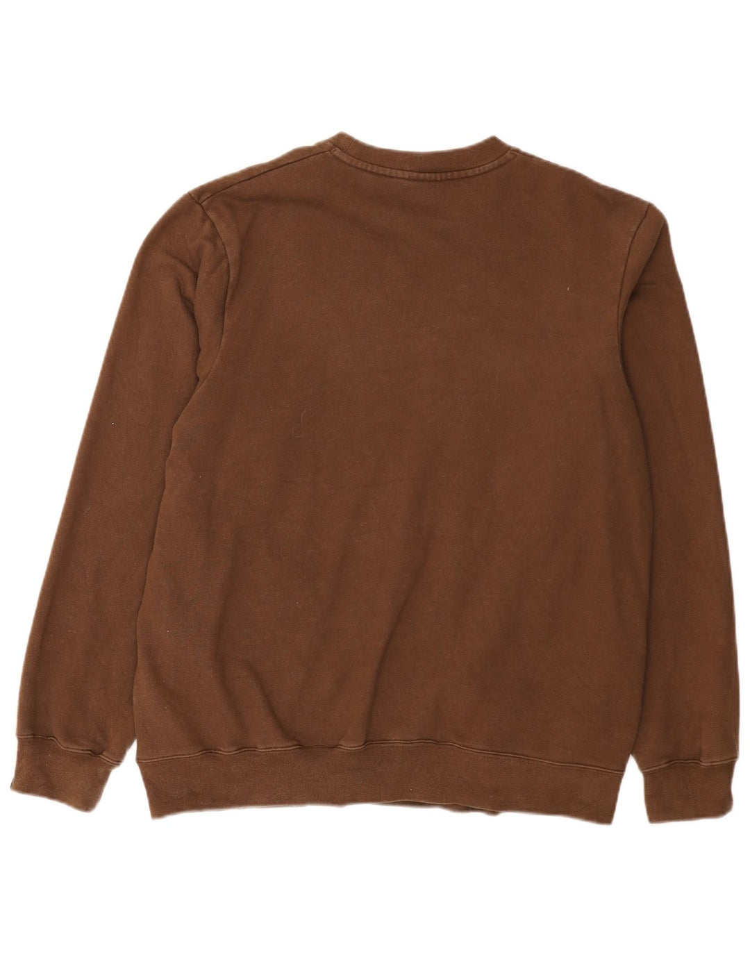 Nike Mens Graphic Sweatshirt Jumper UK 39/41 Medium Brown Cotton