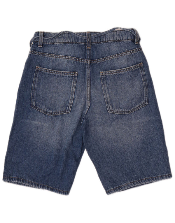 Pantaloncini di jeans per ragazze Zara 13-14 anni W26 Blu Cotone