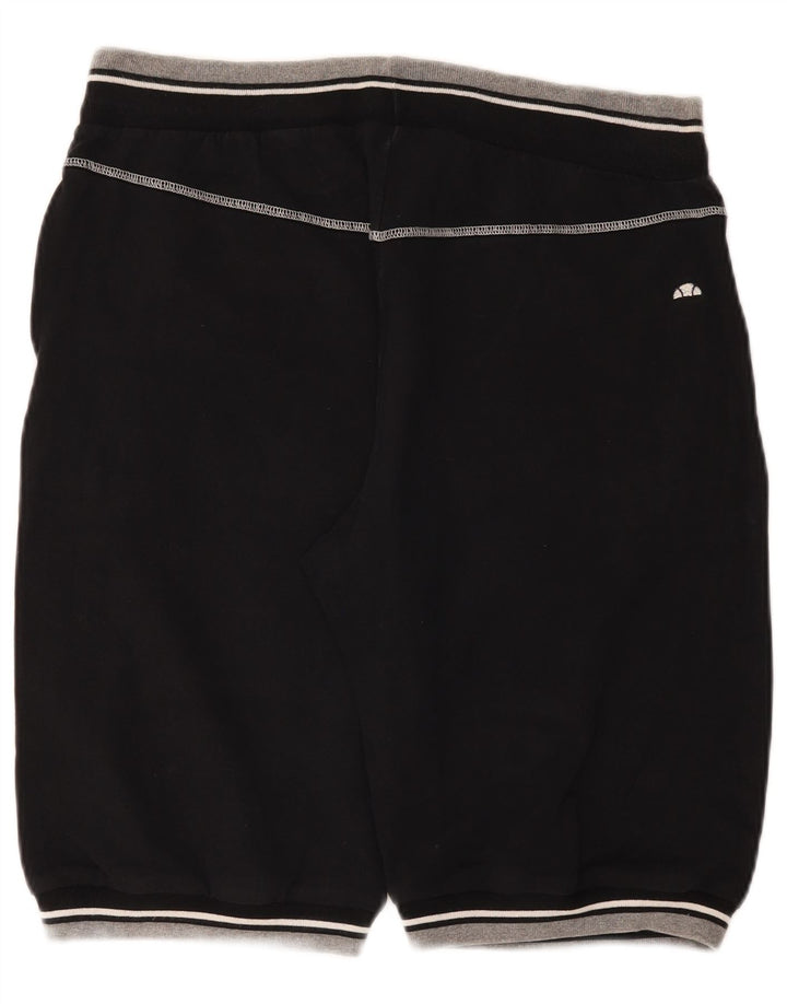 Pantaloncini sportivi da uomo Ellesse grandi in cotone nero