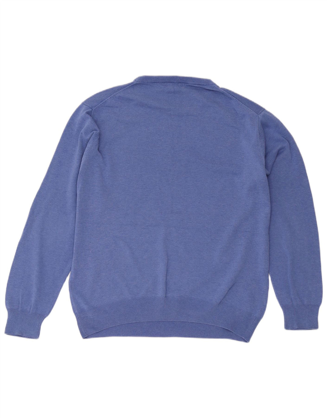 Gant Mens Crew Neck Jumper Sweater XL Blue Cotton