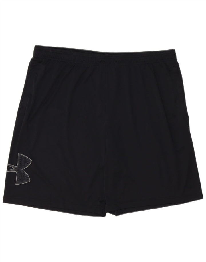 Under Armour Mens Graphic Sport Shorts 2XL  Black Polyester