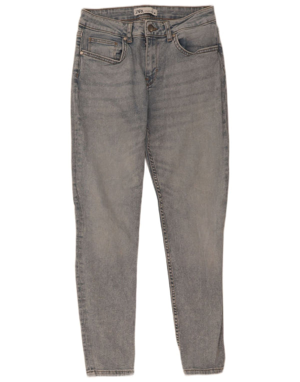 Zara Womens Skinny Jeans EU 38 Small W28 L28 Blue Cotton
