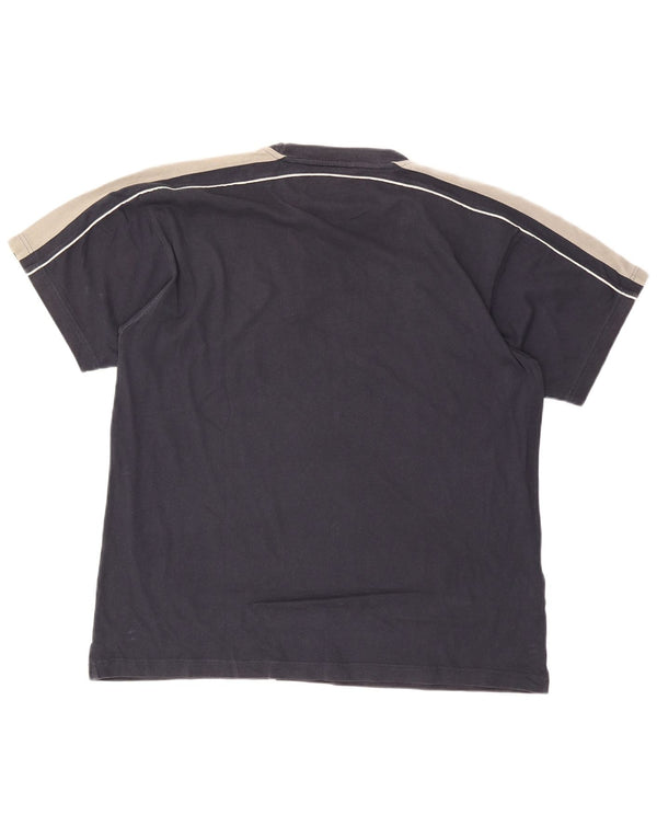 Ανδρικό T-Shirt Champion Top 2XL Navy Blue Colourblock