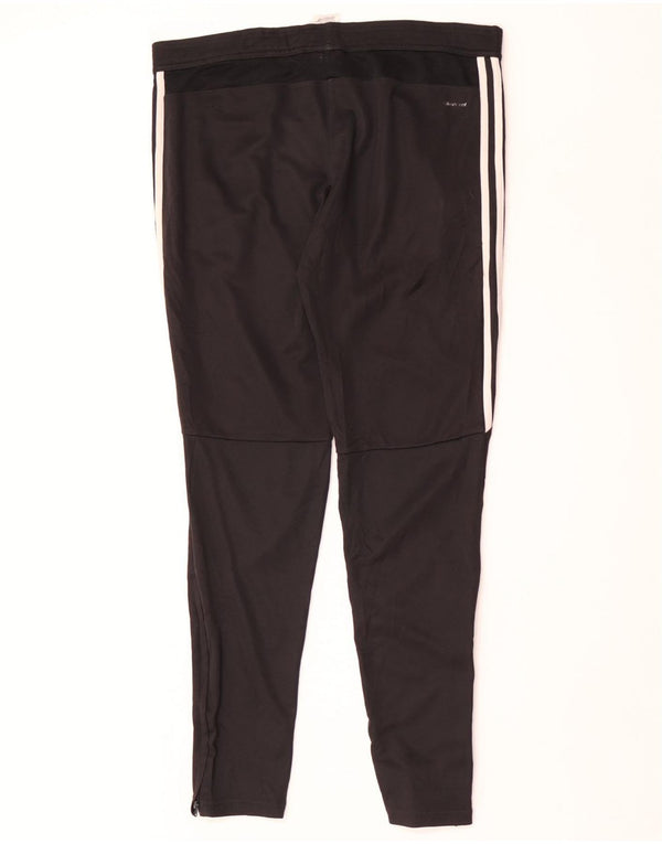 Adidas Womens Climacool Tracksuit Trousers UK 12/14 Medium Black Polyester