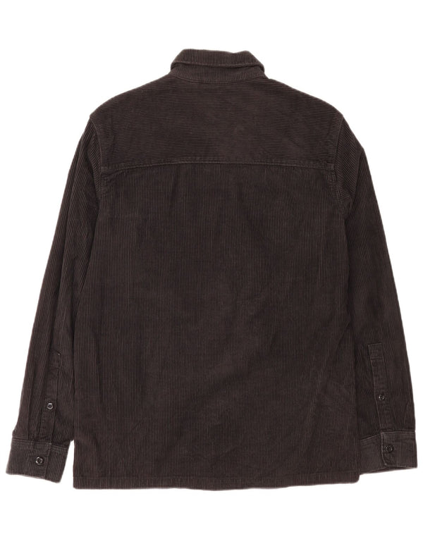 Dickies Herre Overshirt Corduroy Shirt Medium Navy Blue Bomuld