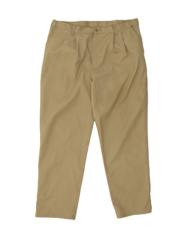 DICKIES Mens Pegged Chino Trousers W40 L32  Beige Polyester Vintage Dickies and Second-Hand Dickies from Messina Hembry 
