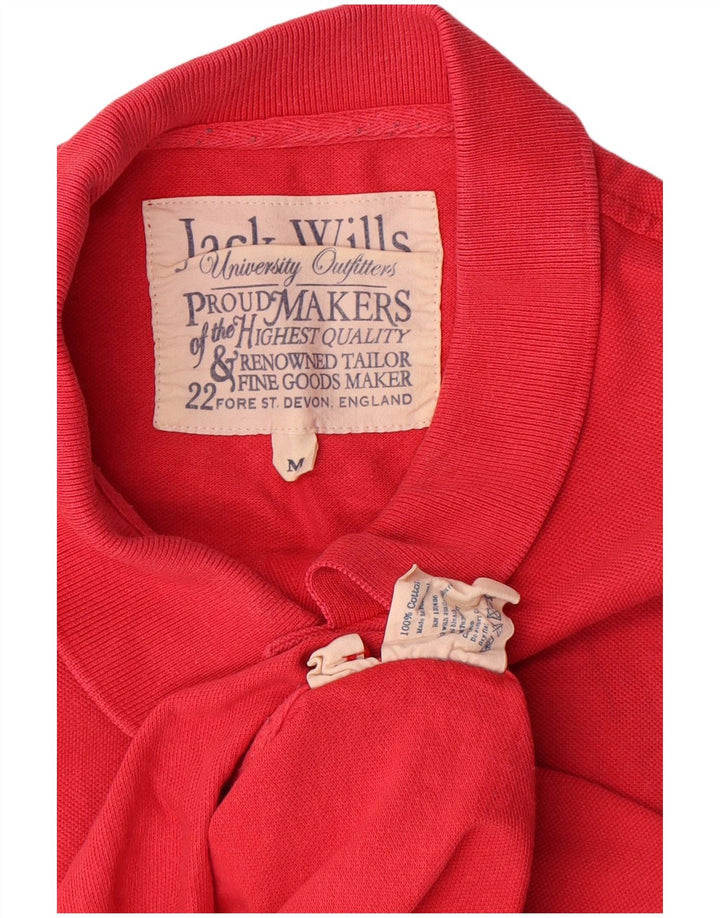 Tricou polo Jack Wills pentru bărbați, bumbac roșu mediu