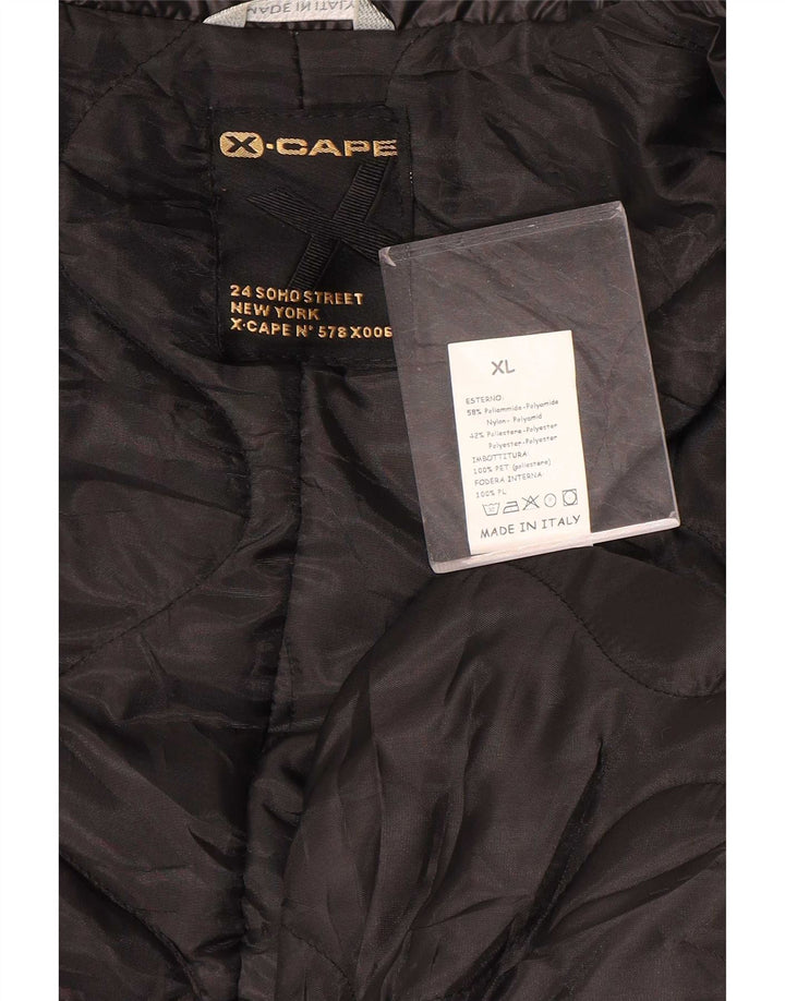 X-Cape Herren-Blazerjacke mit 3 Knöpfen, UK 42, XL, Schwarz, Polyamid