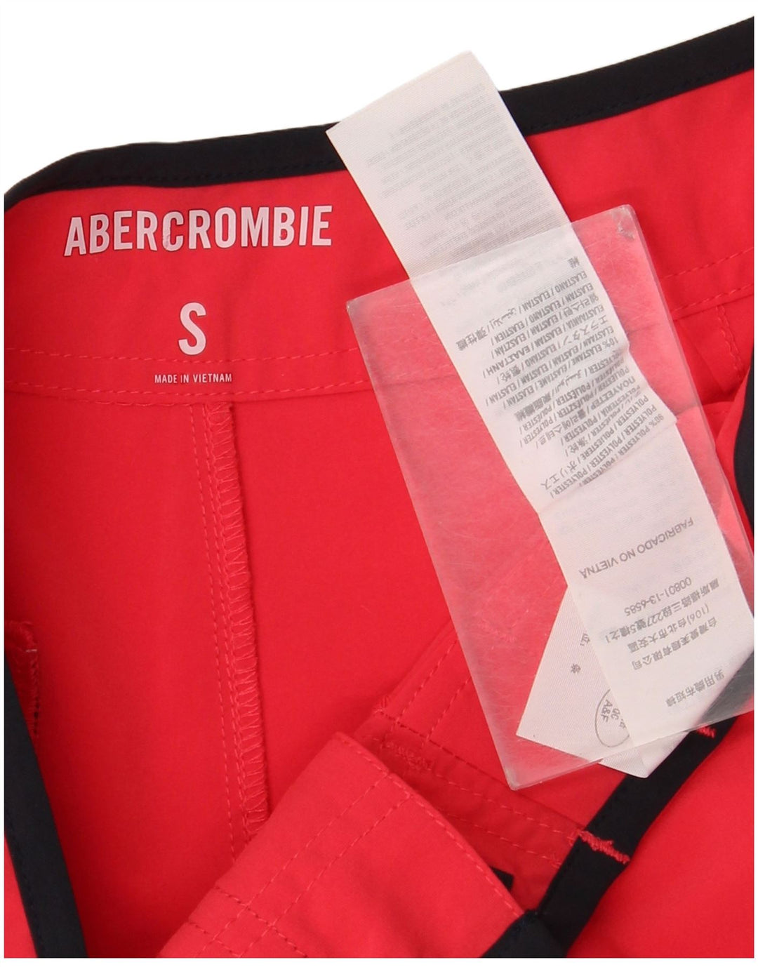Abercrombie & Fitch Mens Swimming Shorts Small  Pink Polyester