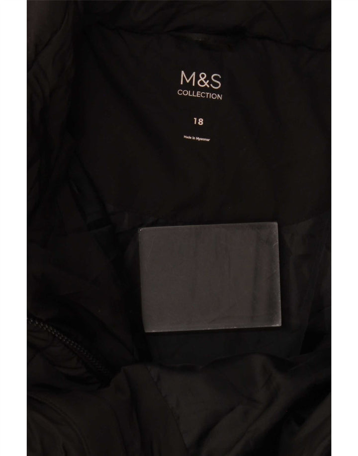 Jachetă căptușită pentru femei Marks & Spencer UK 18 XL Poliester negru