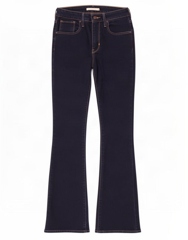 Levi's Dame 725 High Rise Bootcut Jeans W26 L31 Marineblå Bomuld