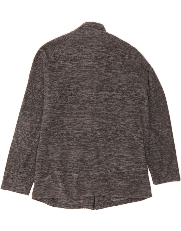 MOUNTAIN WAREHOUSE Mens Fleece Jacket UK 40 Large Grey Flecked Polyester Vintage Mountain Warehouse and Second-Hand Mountain Warehouse from Messina Hembry 