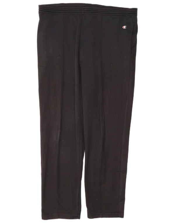 Champion Mens Tracksuit Trousers Large Black Polyester
