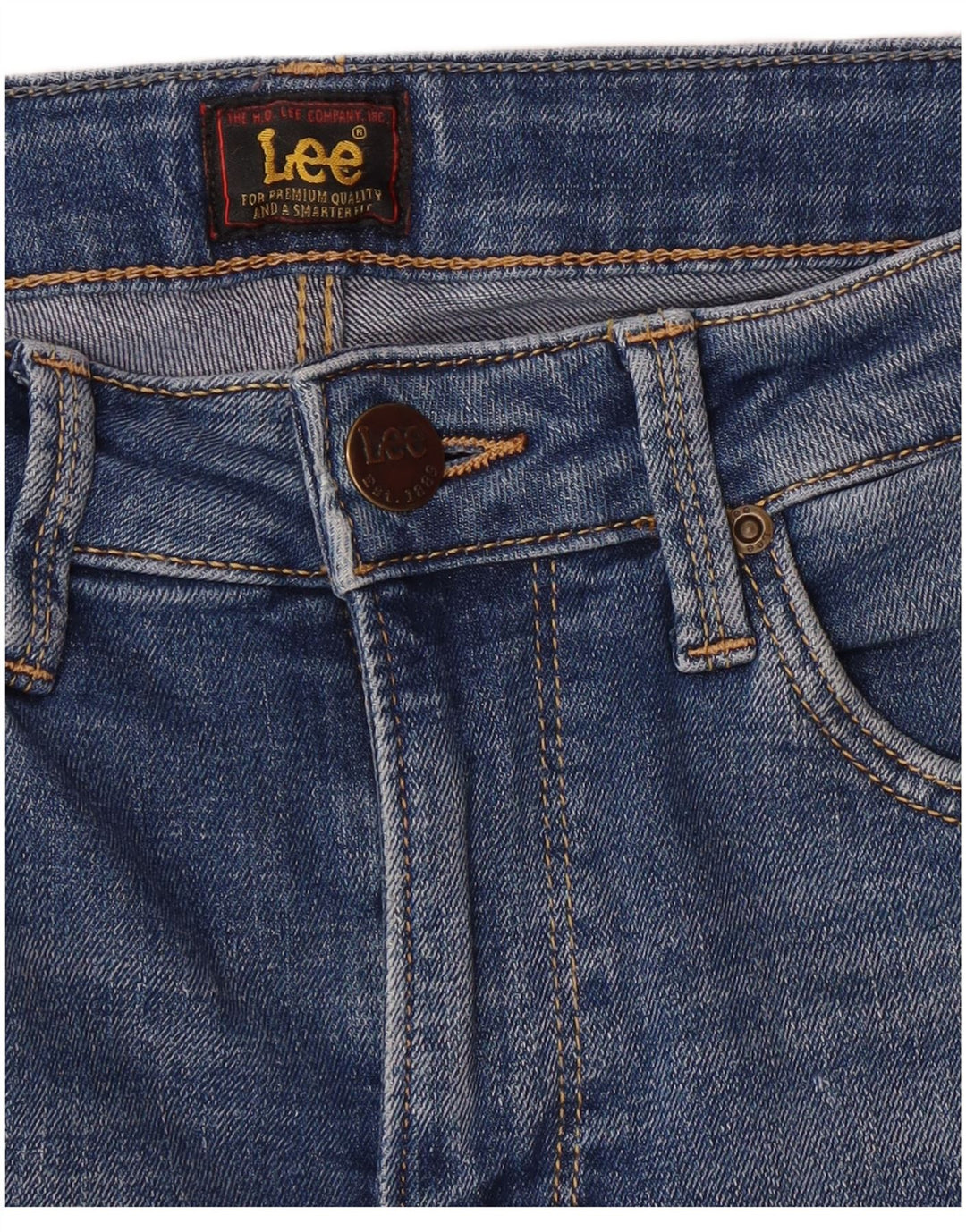 LEE Womens Bootcut Jeans W28 L30 Blue