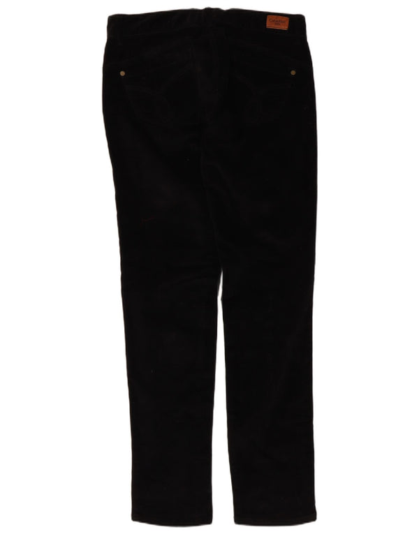 Calvin Klein Damen Velvet Skinny Casual Hose W31 L31 Schwarz