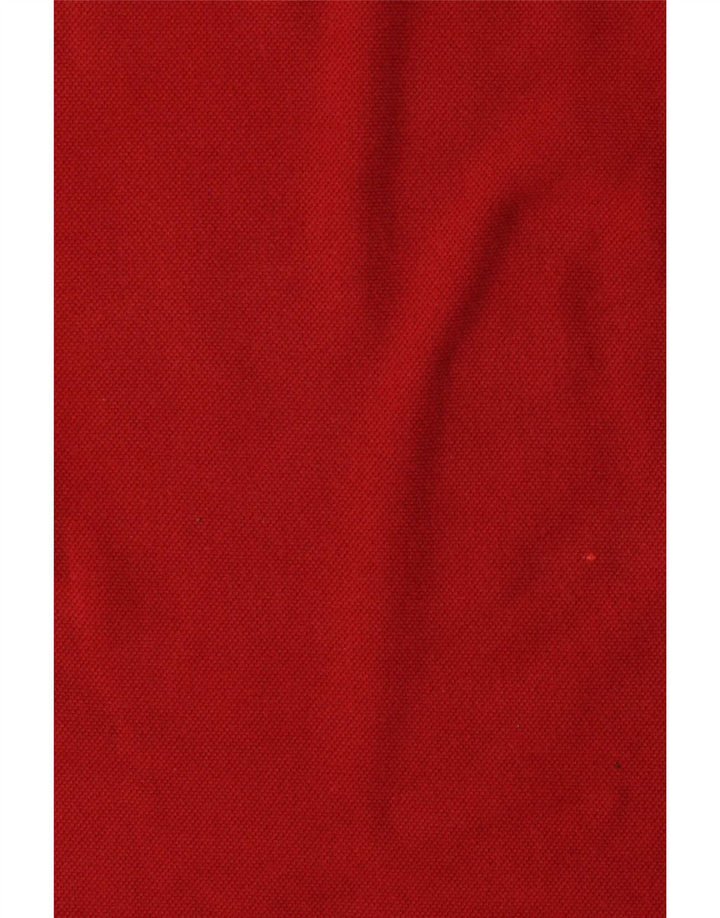 Kappa Mens Polo Shirt Large Red Cotton