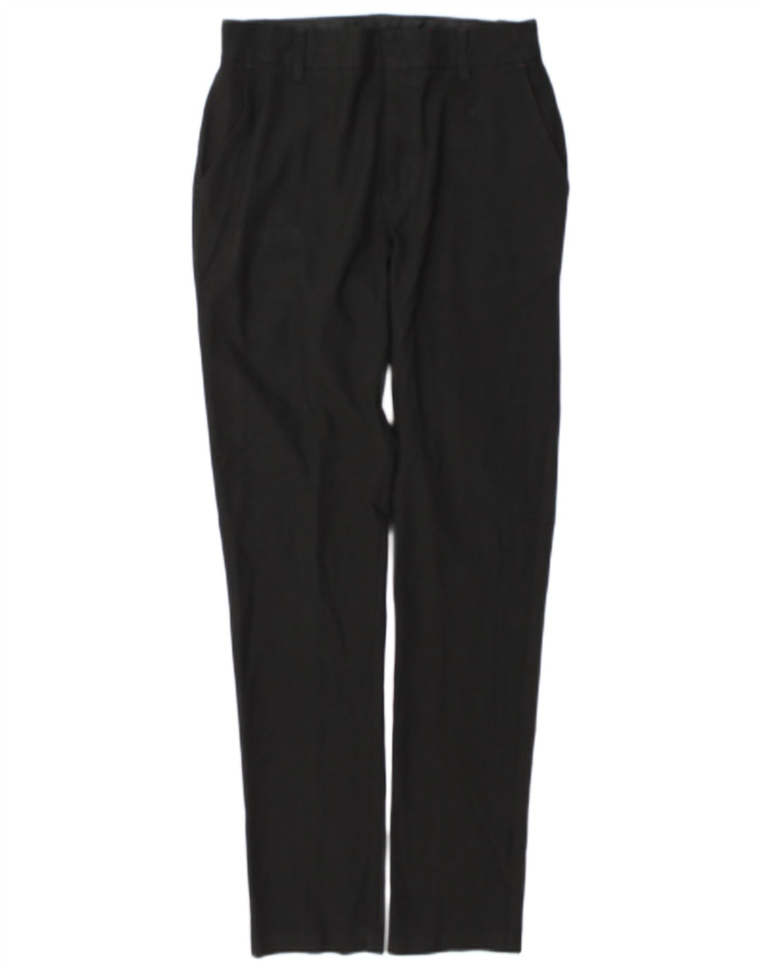 Marks & Spencer Boys Slim Suit Trousers 13-14 Years W27 L29 Black Polyester