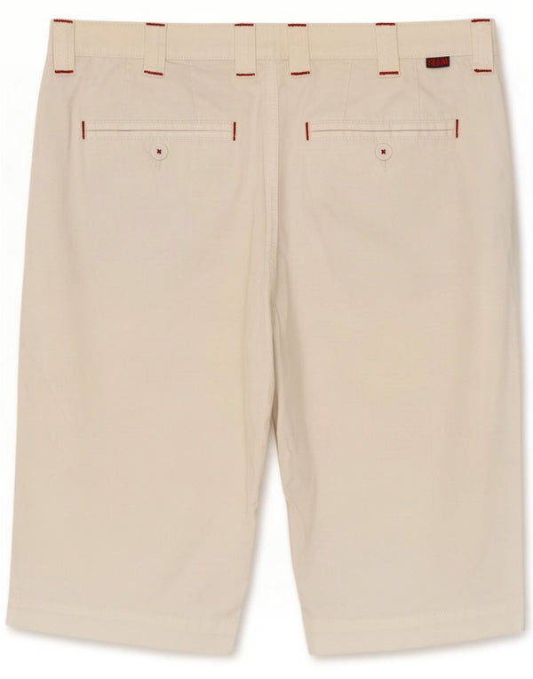 Slam Damen Chino-Shorts IT 46 Large W32 Weiße Baumwolle