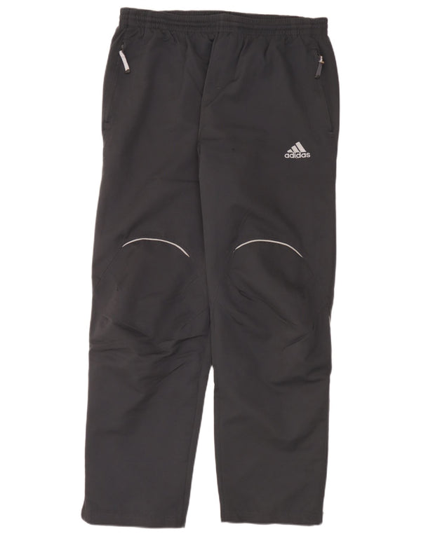 Pantaloni da tuta da uomo Adidas UK 46/48 XL Poliestere nero