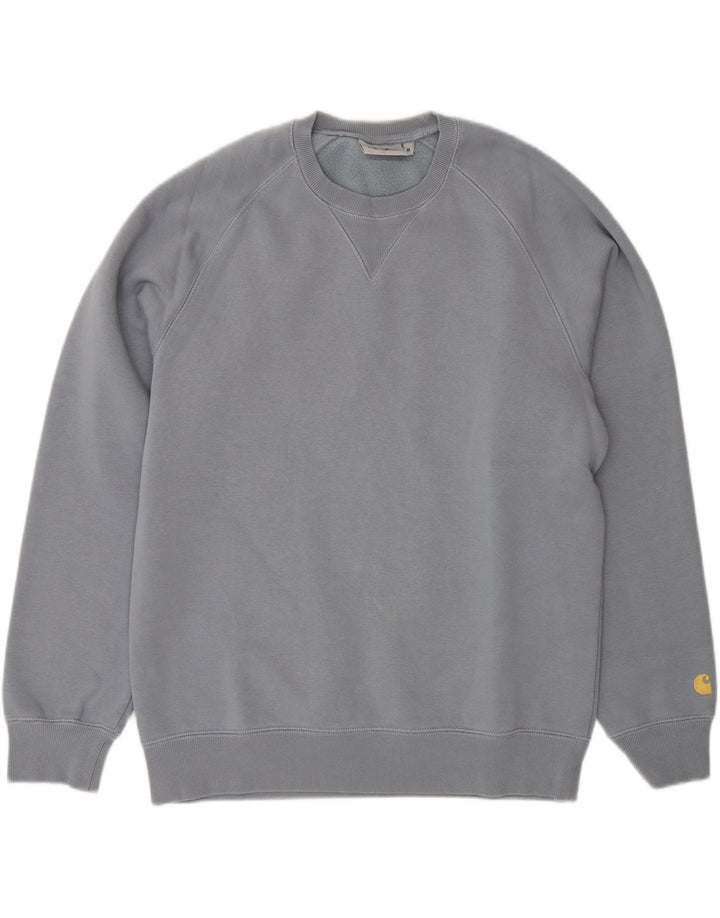 Carhartt Hombre Sudadera Jumper Algodón Azul Medio
