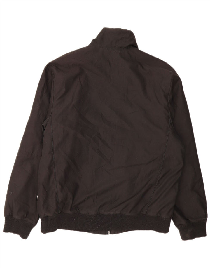 ADIDAS Herren Graphic Bomberjacke UK 38 Medium Schwarz Polyamid