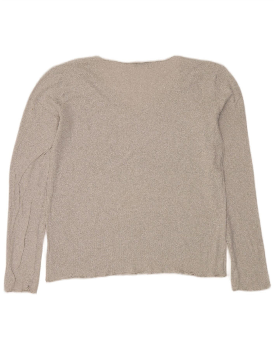 Zara Dame V-hals sweater UK 16 Stor Sølv