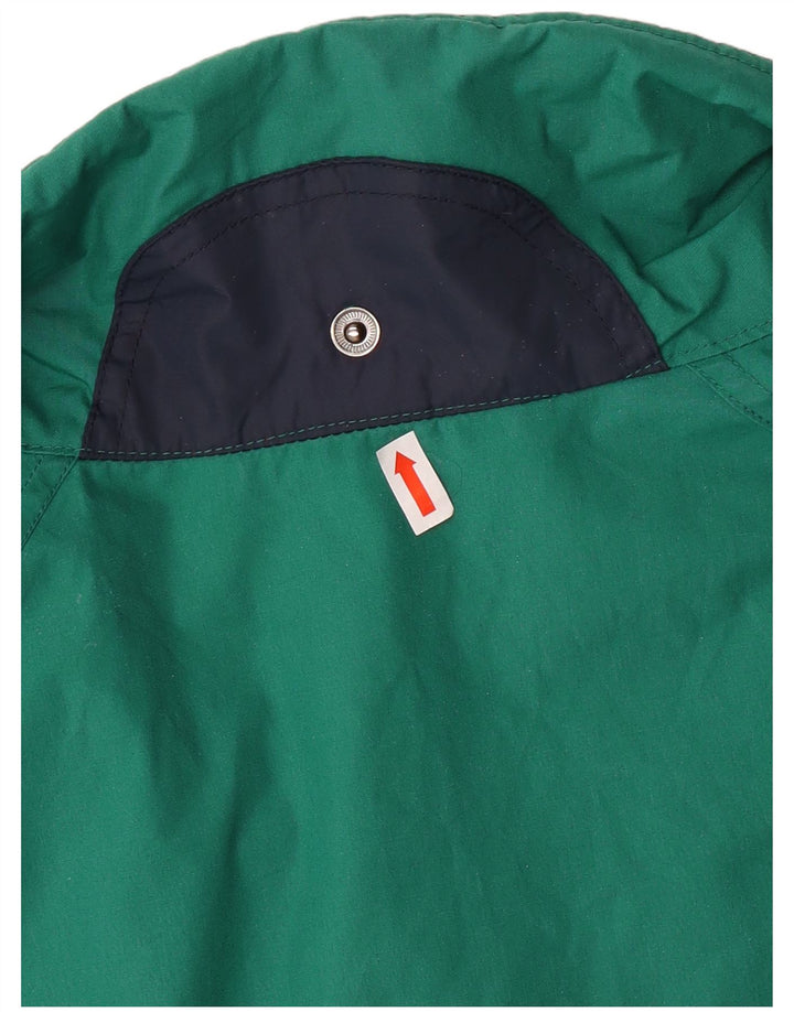 Vintage Mens Windbreaker Jacket UK 42 XL Green Polyester