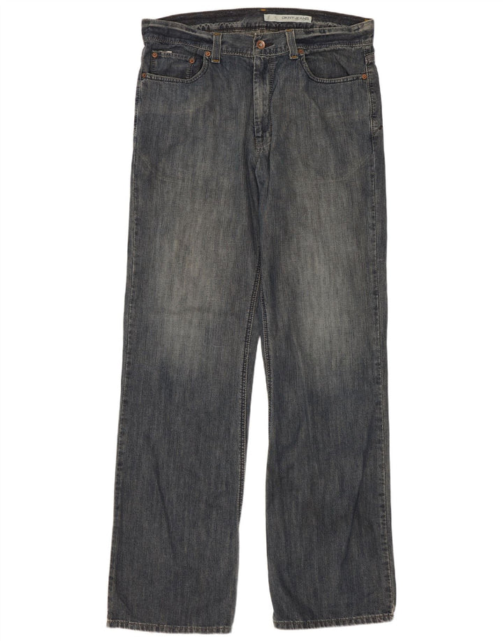 Jeans dritti da uomo Dkny W34 L34 cotone blu