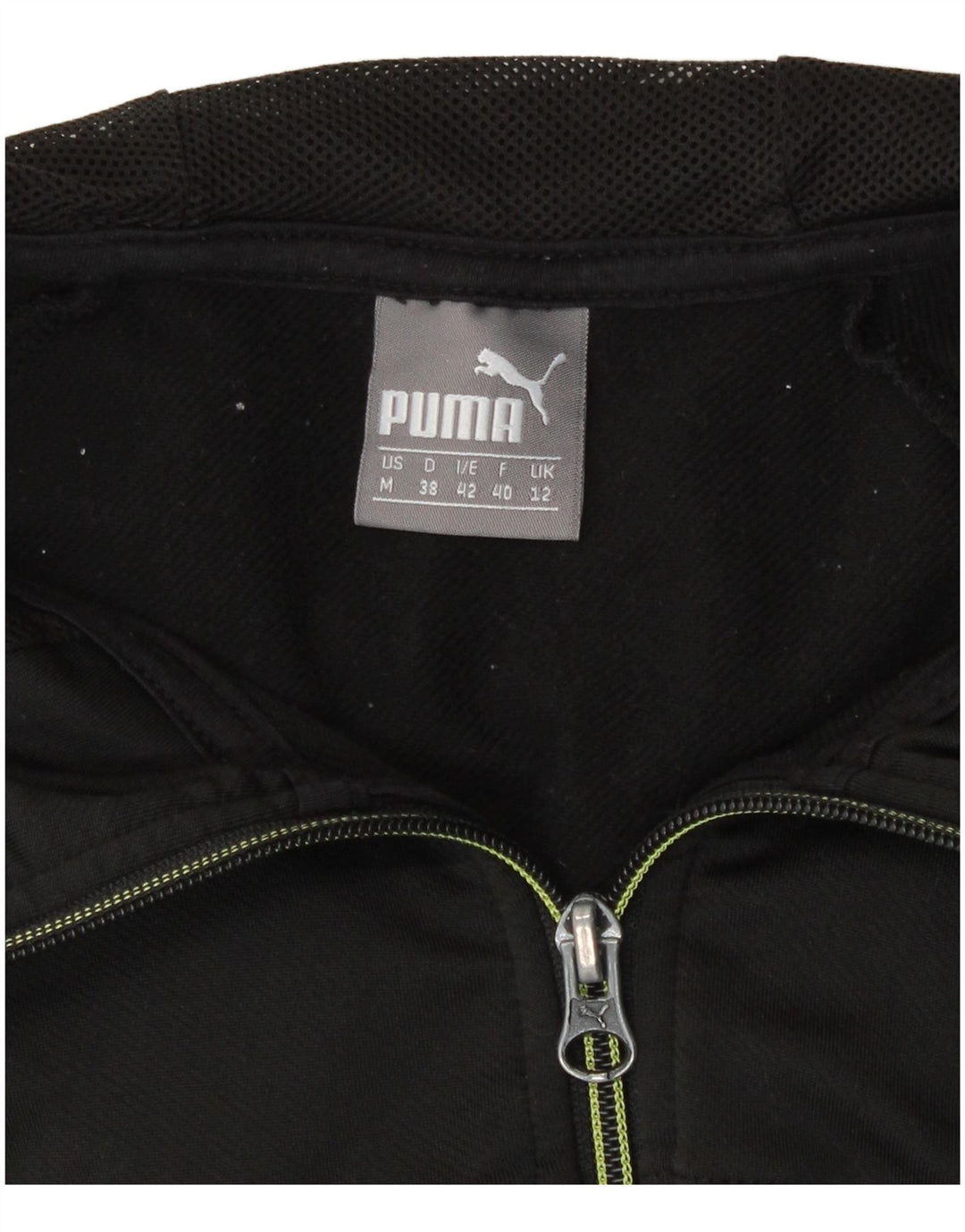 Giacca sportiva da donna con cappuccio Puma UK 12 Medium Nero Poliestere