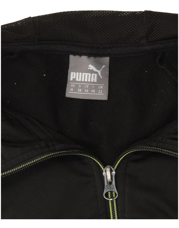 Giacca sportiva da donna con cappuccio Puma UK 12 Medium Nero Poliestere