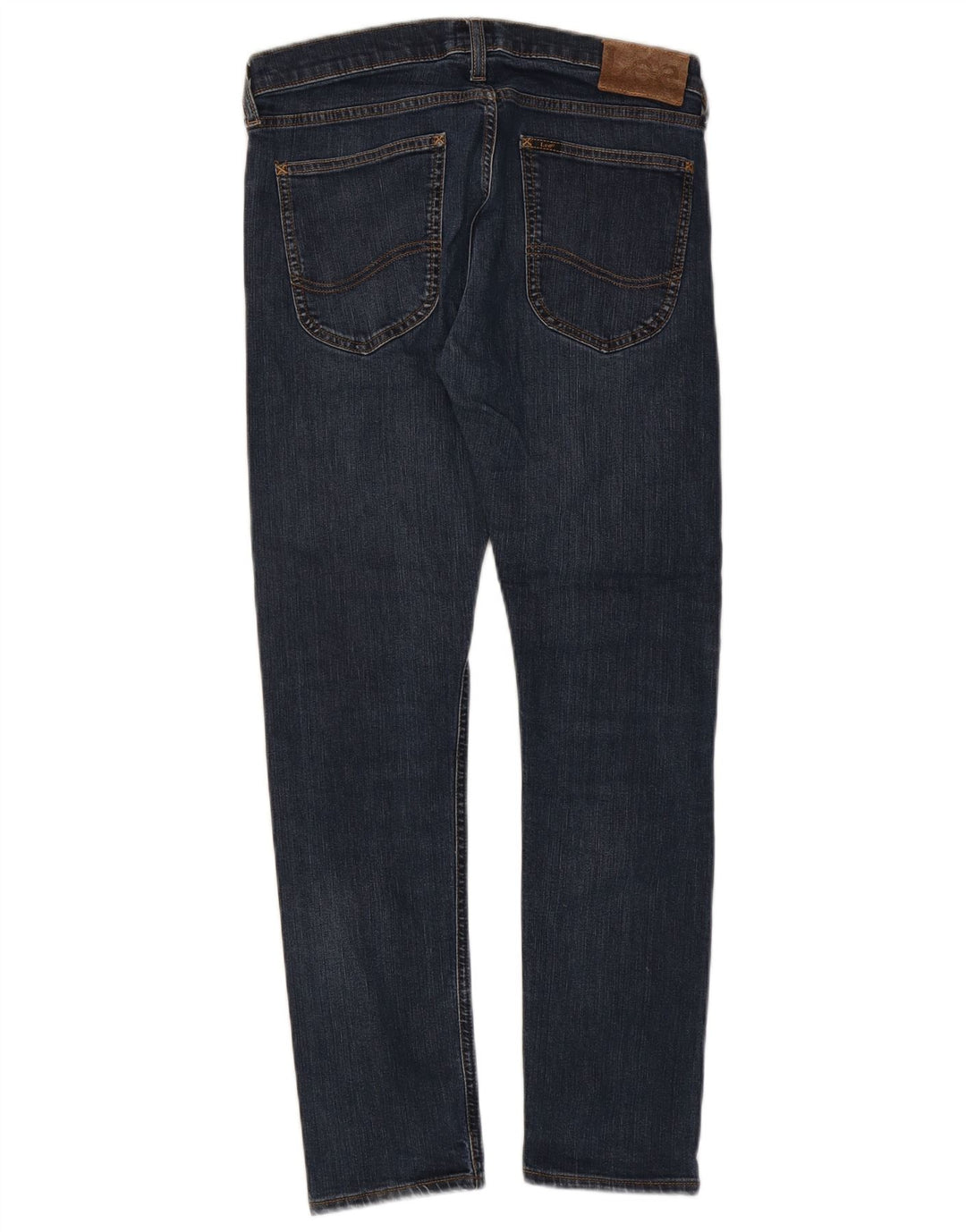 Lee Womens Luke Slim Jeans W31 L30 Navy Blue Cotton