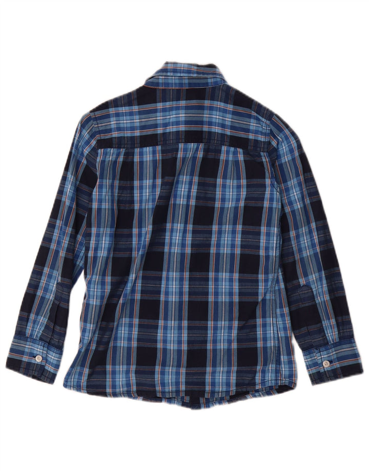 Esprit Boys Shirt 8-9 Years Blue Check Cotton