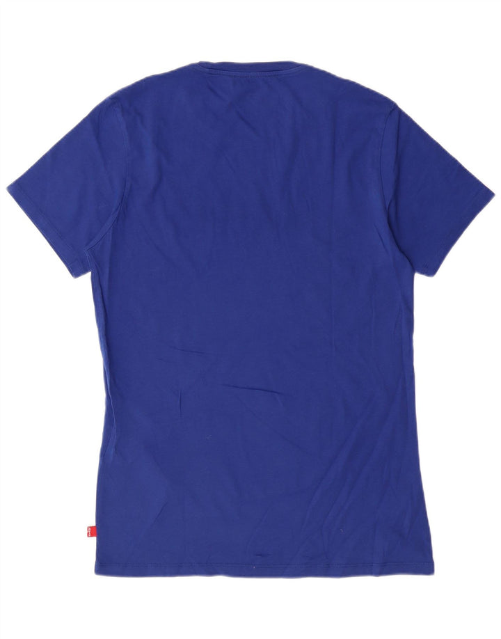 T-shirt grafica da uomo LEVI'S Top piccola in cotone blu