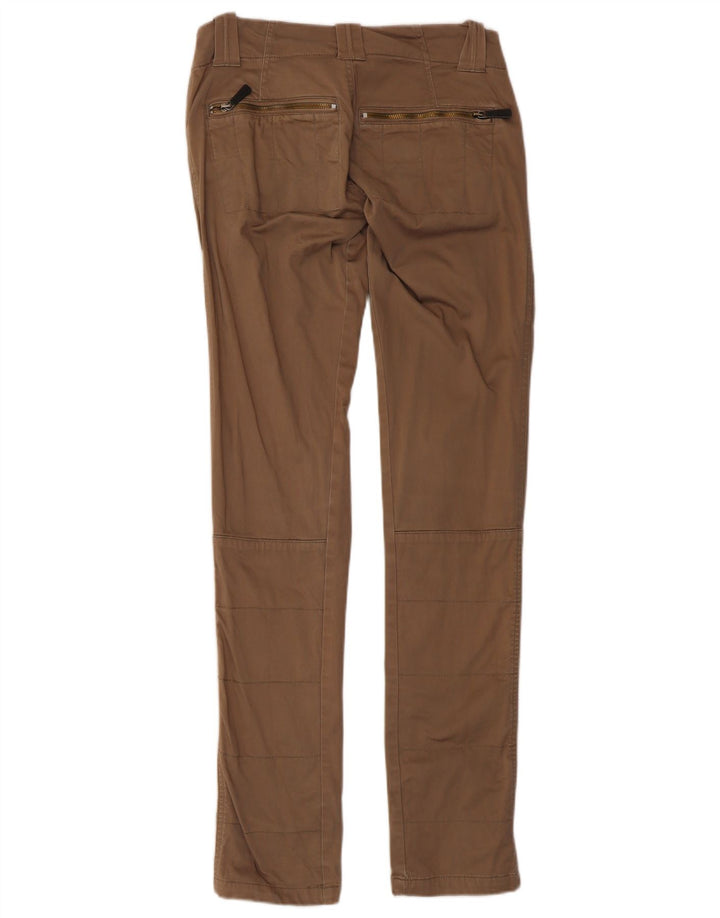 Diesel Womens Slim Cargo Trousers W28 L33 Brown Cotton