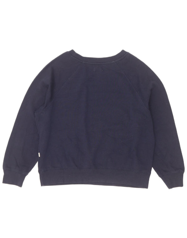 Saltrock Sweat-shirt graphique pour femme UK 12 Bleu marine moyen en coton