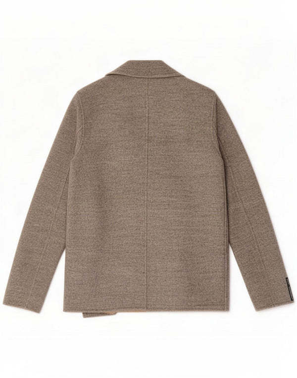 Massimo Dutti Jachetă Blazer pentru femei UK 14 Medium Gri Lână