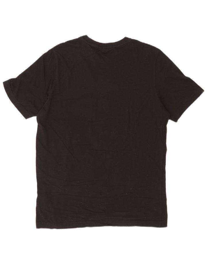 Puma Mens Graphic T-Shirt Top Medium Black Cotton