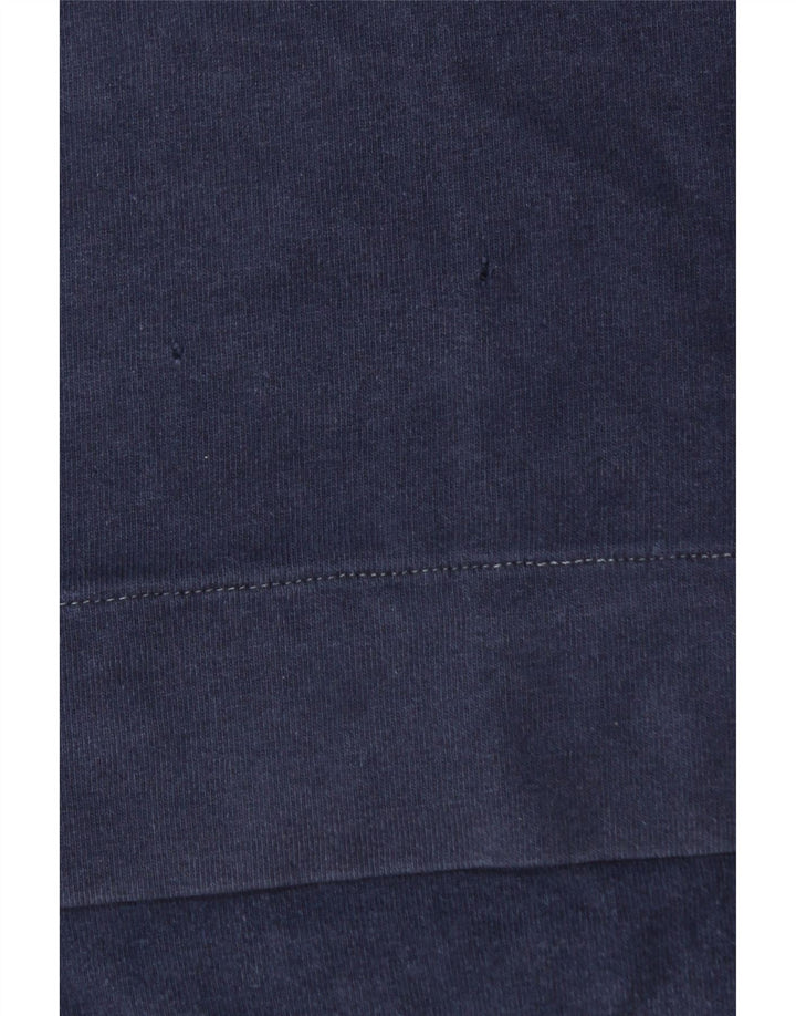 Felpa oversize con grafica da donna Sisley UK 14 medio blu navy