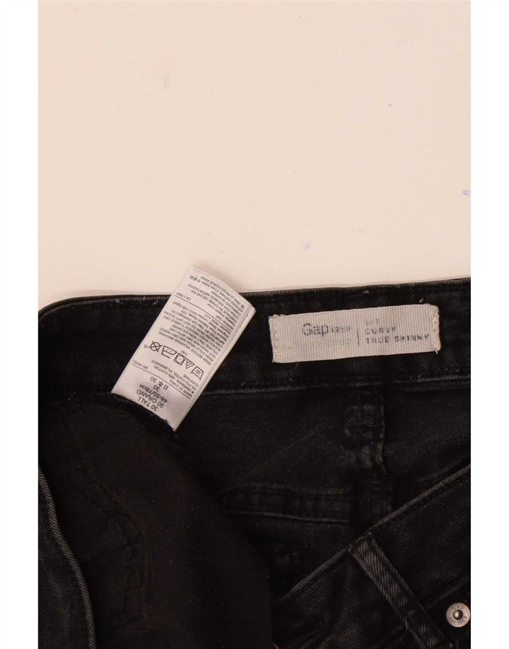 Gap Womens Skinny Jeans W30 L32 Black Cotton