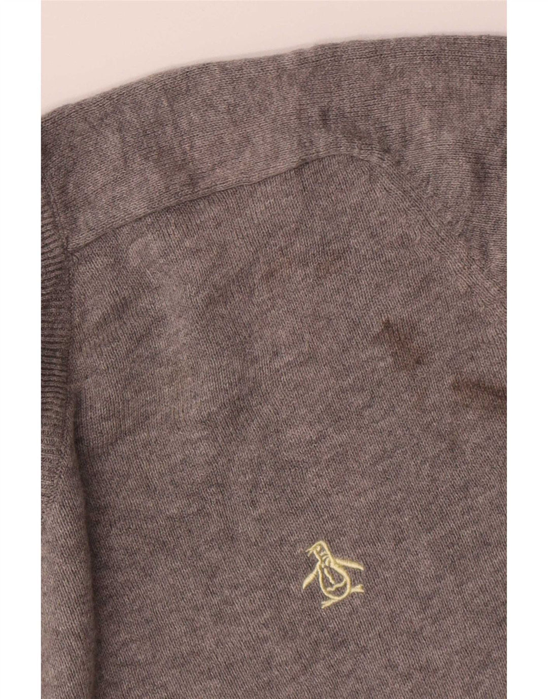 Ανδρικό πουλόβερ Penguin V-Neck Jumper Large Grey