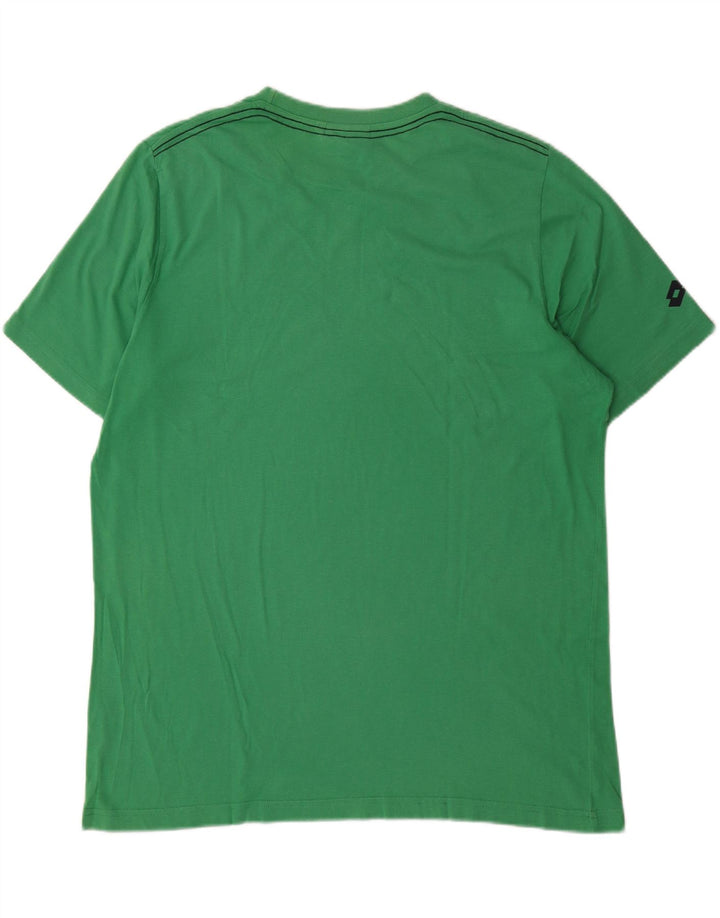 LOTTO Mens Graphic T-Shirt Top 2XL Green